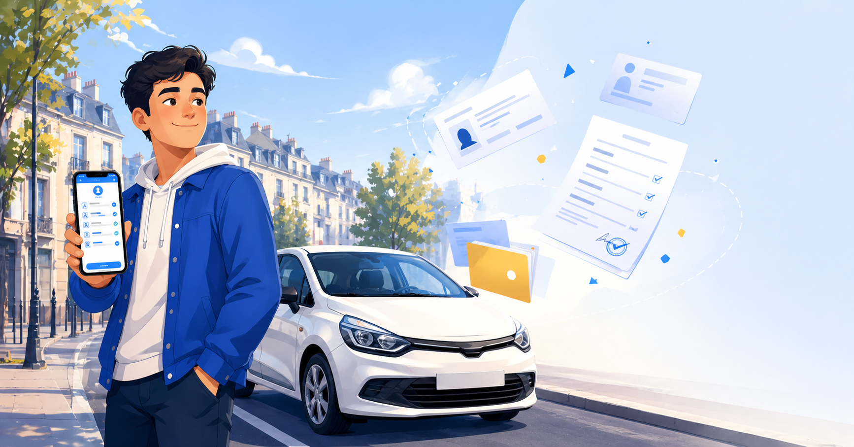 Permis candidat libre à Lille : jeune conducteur gérant ses démarches en autonomie
